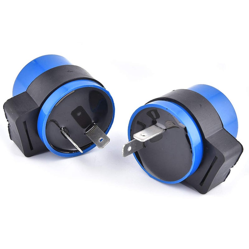 RUTU 6V 12V Motorcycle Flasher 2 Pin Relay Turn Signal Indicator with Beeper Water Proof - Image 1